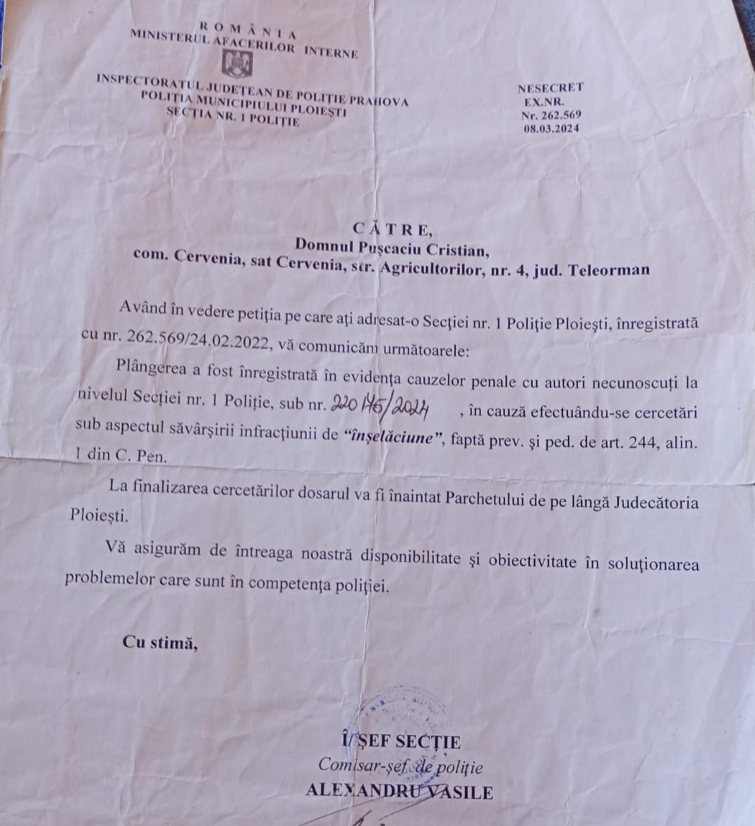dovada-plngere-politia ploiesti-