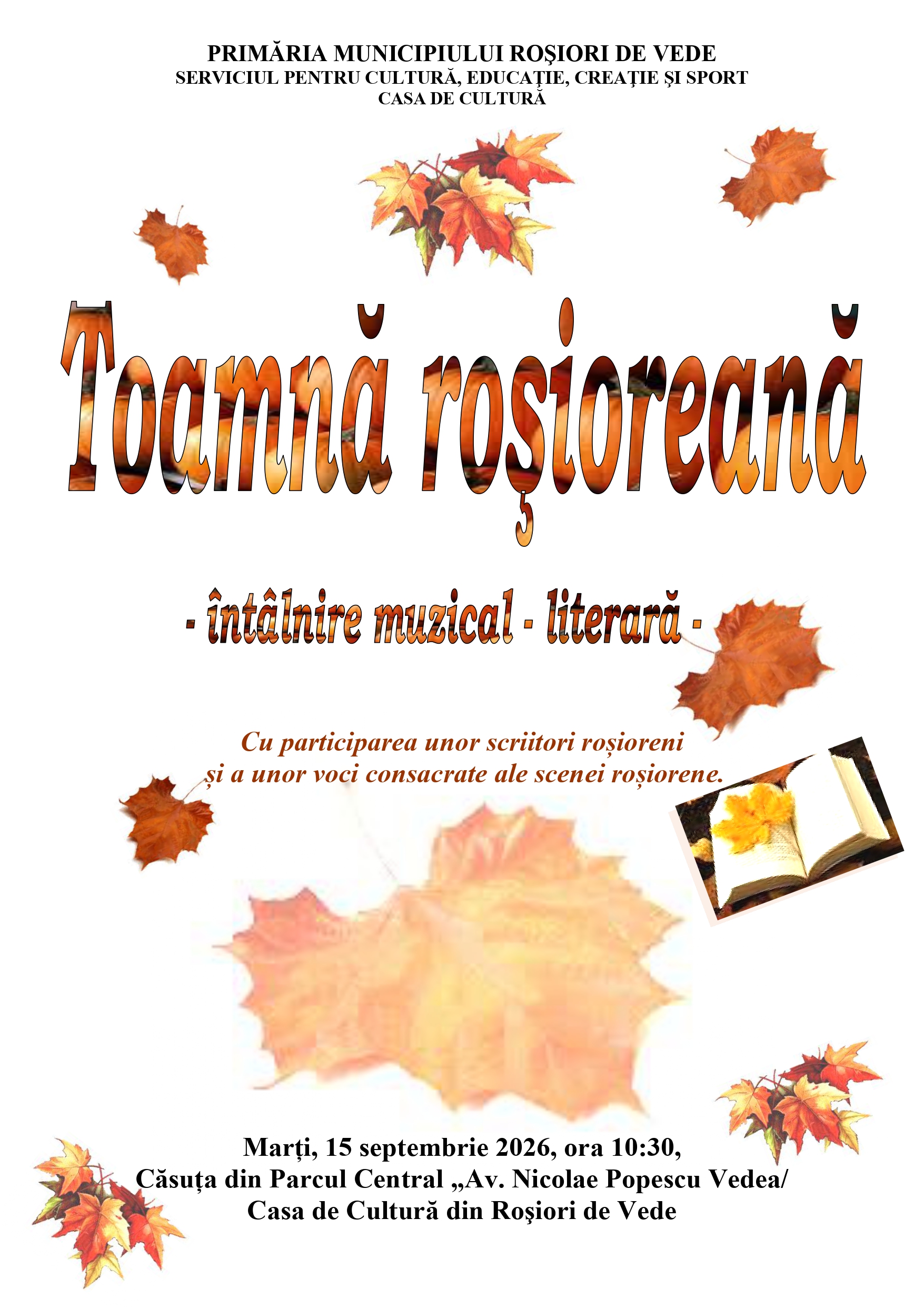 Afis Toamna Rosioreana 2026