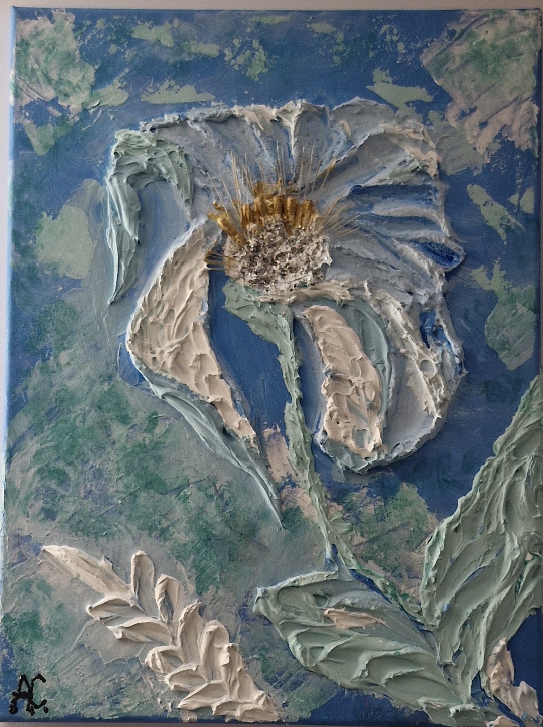 23.Floare de gheata 30x40 cm.2023