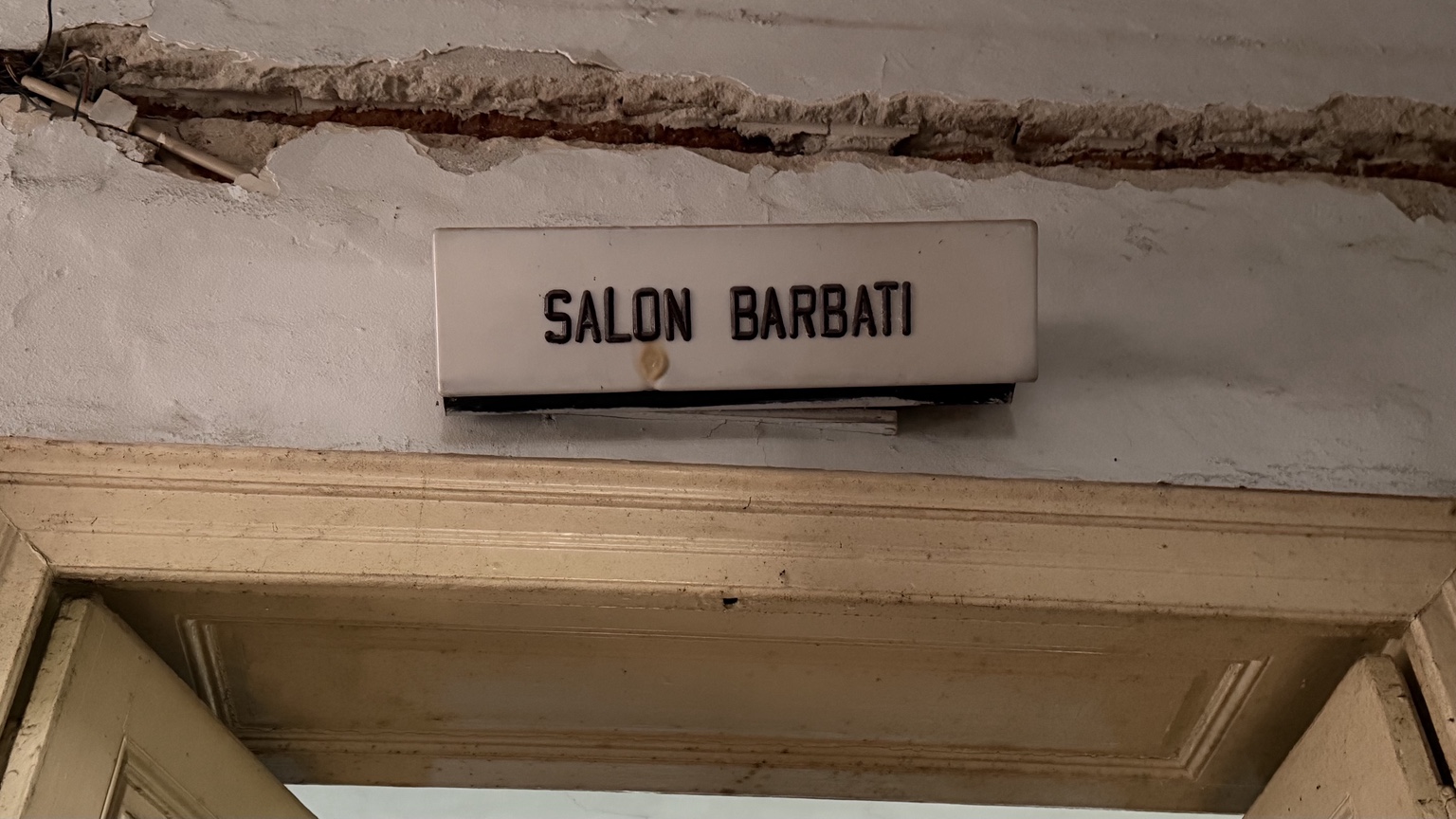 Indicator Salon bărbați
