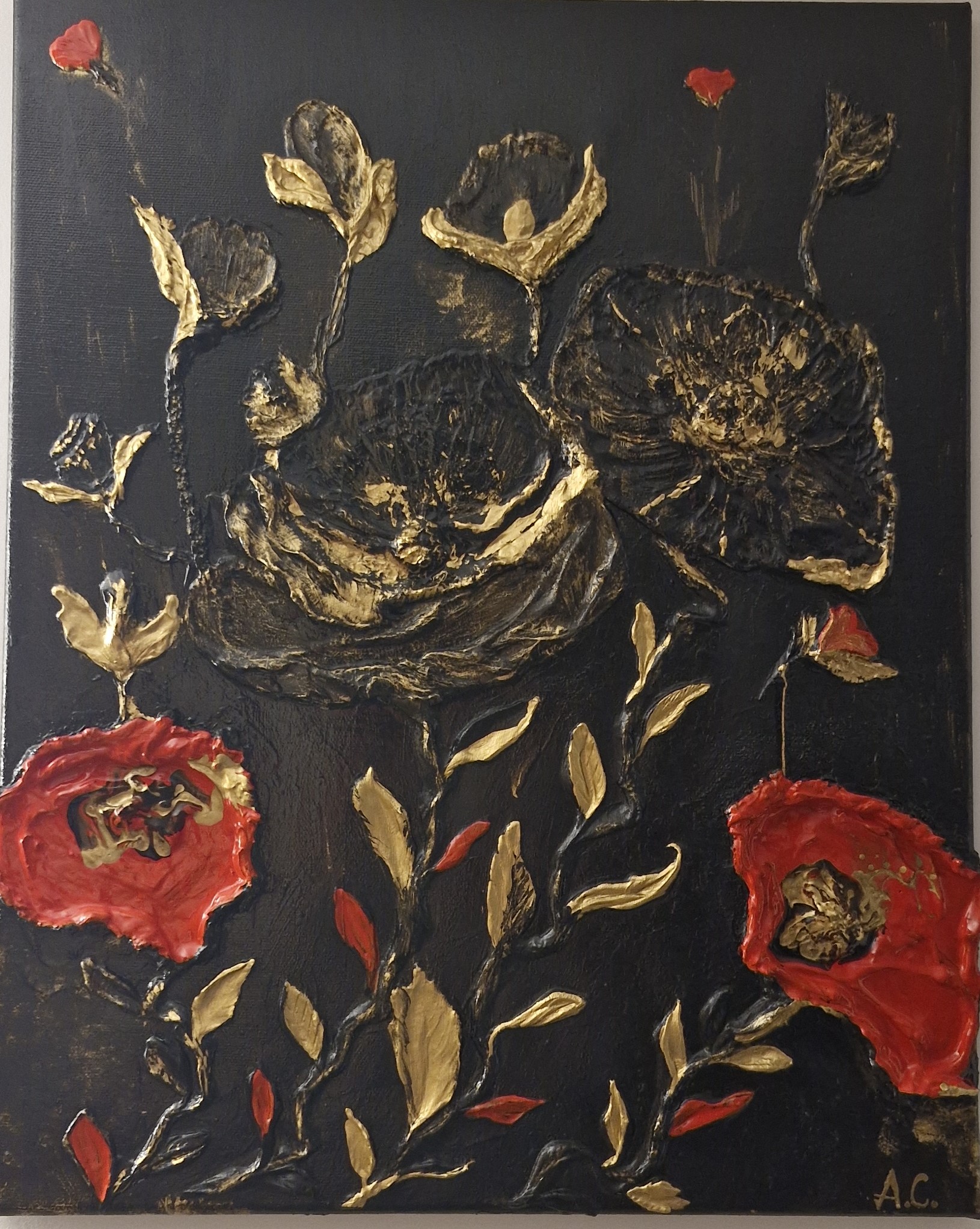25.Dansul macilor de aur 40x50 cm.2024
